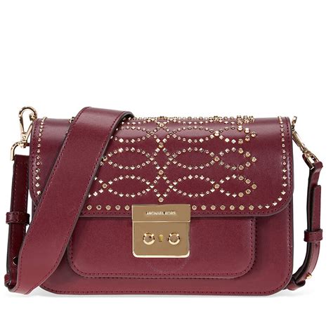 oxblood michael kors purse|Michael Kors dover crossbody.